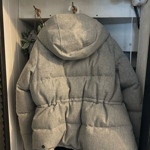 lululemon athletica Gray Puffer wool Jacket